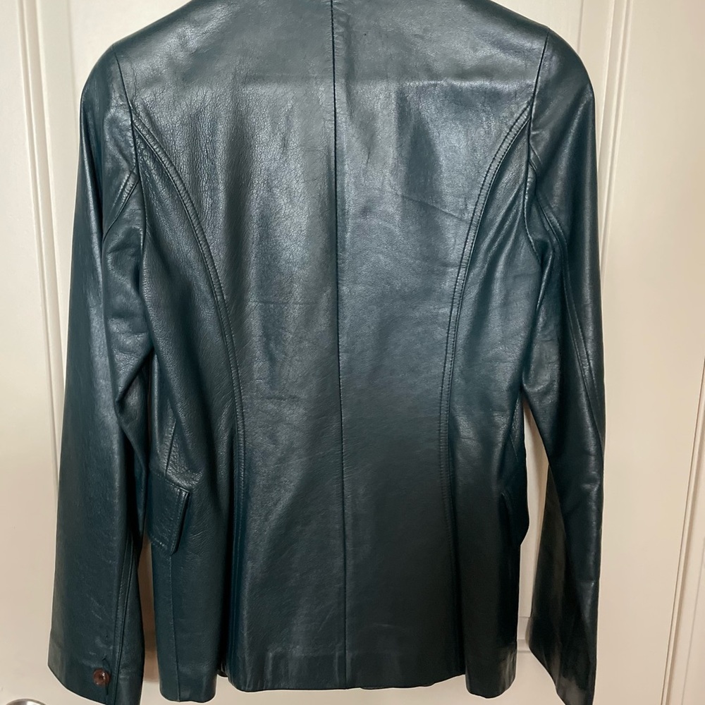 Leather blazer - Picture 3 of 4